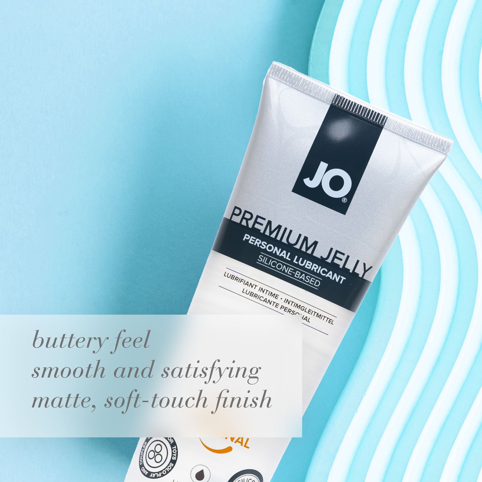 JO Premium Lubricante original a base de silicona, lubricante suave y  sedoso de larga duración para hombres, mujeres y parejas, 16 onzas líquidas